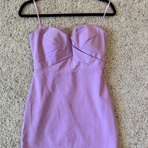 DO+BE Strapless Lavender Dress
